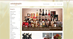 Desktop Screenshot of anhaltshop24.de